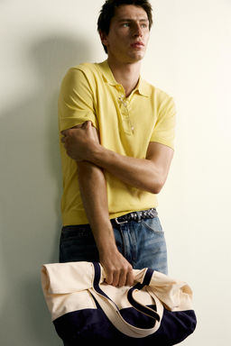POLO PUNTO REGULAR FIT / Amarillo - Zara фото 5