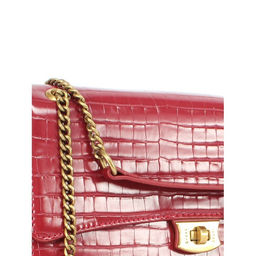 Сумка женская искусственная кожа DJ-7002-2-DARK BORDEAUX, 2отд, плечевой ремень (цепочка), бордо SALE 255999 - Adelia фото 4