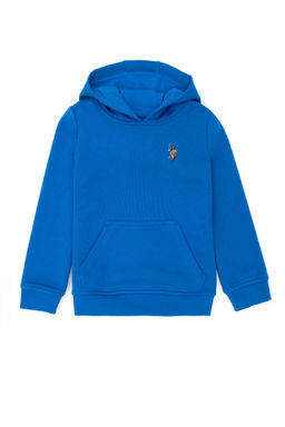 U. S. Polo Assn Детская кобальтово-синяя толстовка с капюшоном