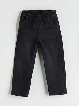 Beli Lastikli Erkek ?ocuk Jean Pantolon