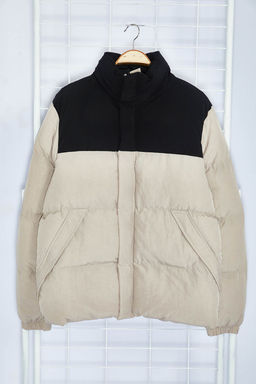 TRENDYOL MAN Erkek Mint Taslan Regular Fit Renk Bloklu Dik Yaka K?sl?k Mont TMNAW25MO00006 - Trendyolmilla фото 6