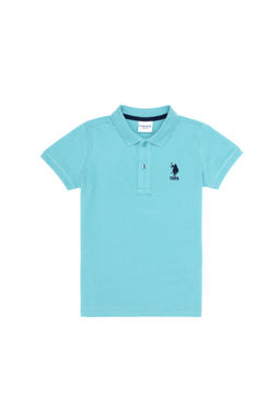 U. S. Polo Assn Мятная базовая футболка-поло для мальчиков - U.s. polo assn фото 4
