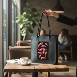 Сумка с аппликацией ДС-656-365