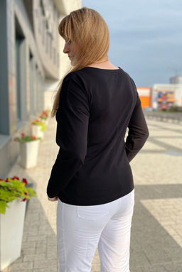 Джемпер Rumoda 2152 черный/дл.рукав  фото 3