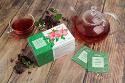 Травяной чай "Гибискус с мелиссой и душицей", 40 г (20 ф/п по 2 г) Алфит 7669