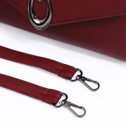 Сумка-мессенджер на молнии, цвет бордовый - Simaland фото 6