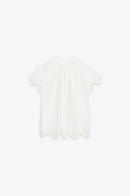 ZW COLLECTION EMBROIDERED TOP - Zara фото 4