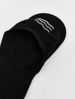 Kaymaz Topuk Desenli Kad?n Babet ?orap 3l?