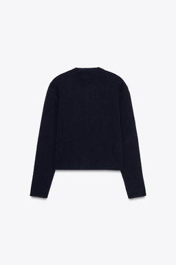 KNIT CARDIGAN WITH GOLDEN BUTTONS - Zara фото 6