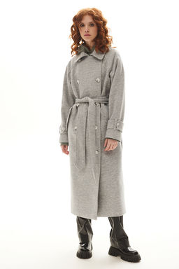 Пальто Golden Valley 7139-1 серый  фото 2