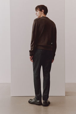 Slim Fit Wool-blend trousers - H&m фото 2