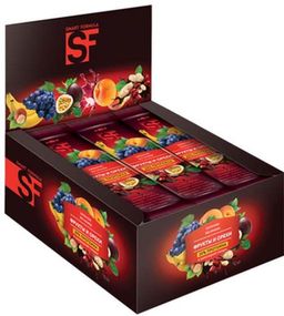 Smart Formula, батончик фруктовый Фрукты и орехи, 40 г (упаковка 15 шт.)  фото 2