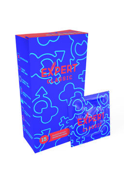 Презервативы EXPERT Classic, классические, 15 шт