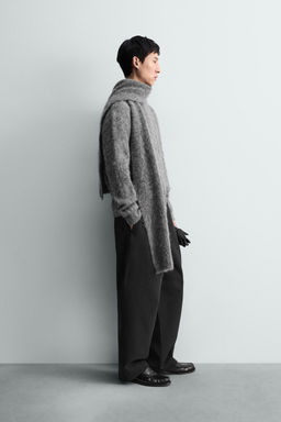 JERSEY CEPILLADO BOXY FIT / Gris oscuro - Zara фото 4