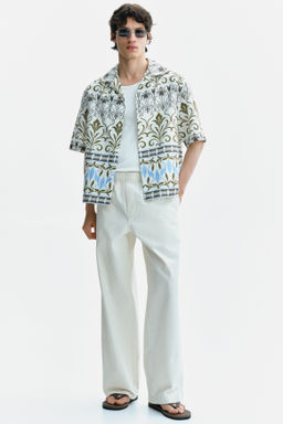 Camisa resort estampada Relaxed Fit - H&m фото 2