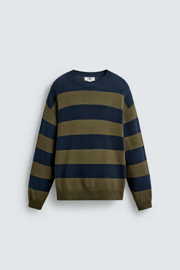 STRIPED JACQUARD SWEATER - Zara фото 8