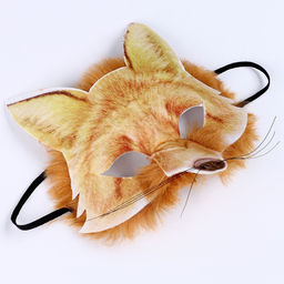 Маска карнавальная Лиса с мехом - Simaland фото 2