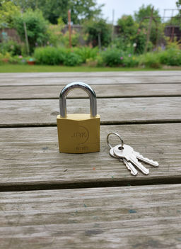 Цена за 2 шт. Замок навесной 38 мм OLS-381-2