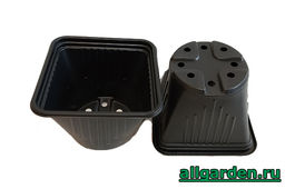 Агроком Горшок для рассады квадро-круглый 12х12х9