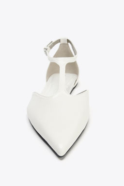 FLAT SHOES WITH ANKLE STRAP - Zara фото 9
