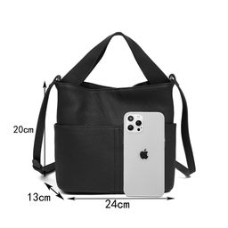 Женская сумка, кожа, MIRONPAN 560608 Черный