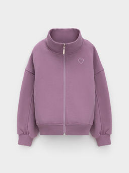 КР 302817/лиловый 3220 к649 жакет (бомбер) для дев - Crockid фото 2