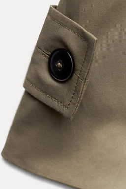 ZW COLLECTION SHORT HOODED TRENCH COAT - Zara фото 13