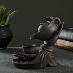 Подставка для благовоний TAKE IT EASY «Чайная церемония», стелющийся дым, 16×14×9 см