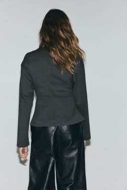 Top fruncido en punto de algod?n - H&m фото 5