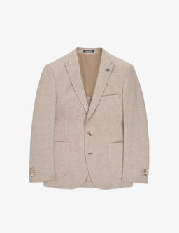 A__k Kahverengi Ex. Slim Fit Keten Kar___ml_ Tak_m Elbise