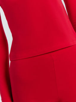 Комплект женский Mark Formelle хлопок с эластаном красный  фото 8