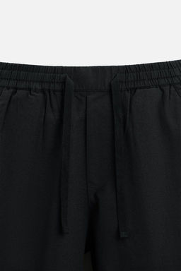 COTTON-LINEN RELAXED FIT TROUSERS - Zara фото 27