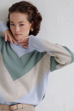 10344 Свитер мятно-голубой - Martichelli фото 12