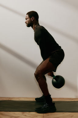 Pantal?n corto a media pierna con DryMove - H&m фото 10
