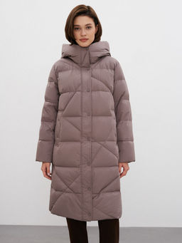 Conso/WDL 220522 - cappuccino Пуховое Пальто  фото 3