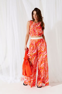 Комплект 2-х предметный (топ+брюки) - Elletto фото 3