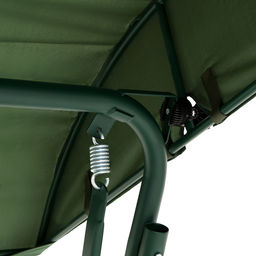 Качели садовые «Колорадо», 209×136×177 см, максимальная нагрузка 300 кг, зелёные