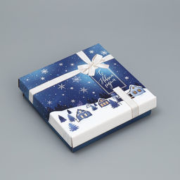 Коробка складная Зимний город, 20 20 5 см