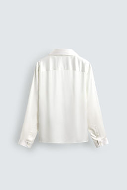 FLOWING SHIRT WITH TIED DETAIL - Zara фото 7