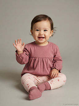 F?rf?rl? K?z Bebek Bluz ve Tayt