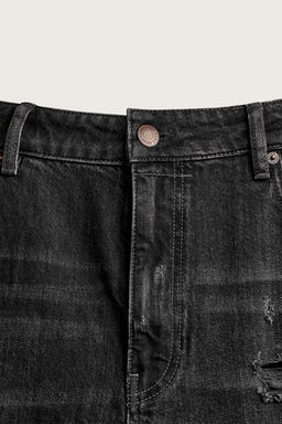 JEANS FLARE FIT COSTURAS / Negro - Zara фото 9