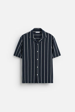 STRIPED TEXTURED SHIRT - Zara фото 6