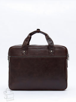 Портфель мужской кожаный 711XL brown Fuzhiniao