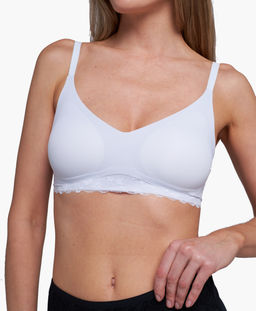 Топ-бюстье бюстгальтер бесшовный Vanessa for me S008 нейлон, эластан белый размеры S, M, L, XL