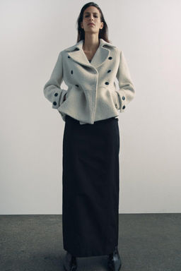 ZW COLLECTION BOUCLE WOOL COAT