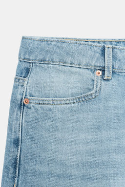 BERMUDA DENIM TIRO MEDIO ZW COLLECTION / Azul claro - Zara фото 8