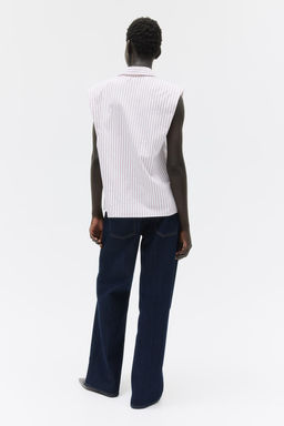 Camisa sin mangas con hombreras - H&m фото 5