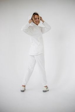 Футер 3х нитка КАЧЕСТВО ПЕНЬЕ костюм женский с брюками палаццо - Knitka wear фото 11