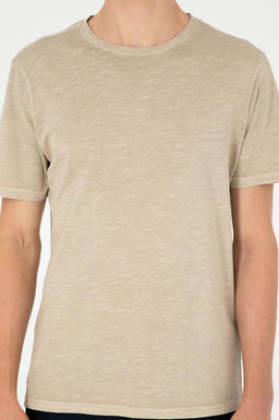 Мужская базовая футболка светло-хаки - U.s. polo assn фото 6