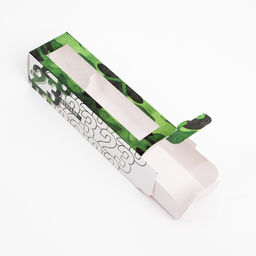 Цена за 5 шт. Коробка для макарун, кондитерская упаковка, 23 февраля, 18?5.5?5.5 см